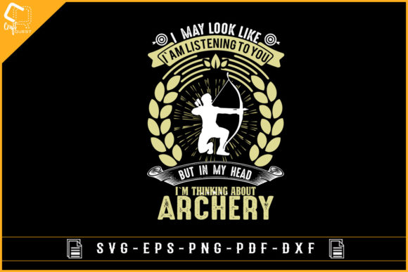 Archery Graphic for Branding and Crafts