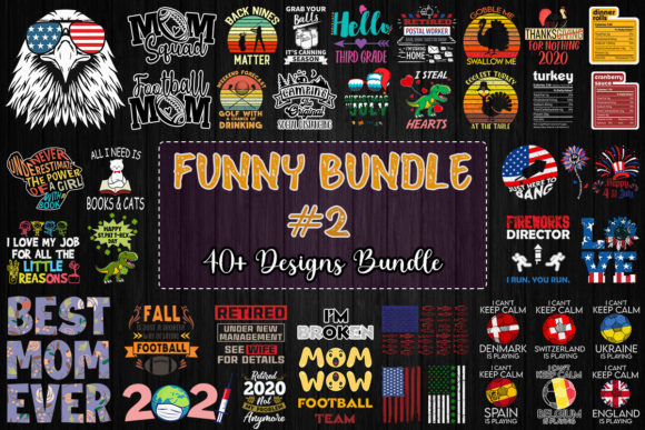Funny Graphic Bundle 2 Graphics for Crafts