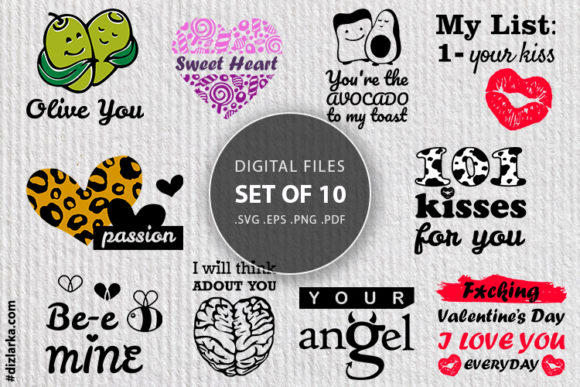 Funny Valentine Graphics for Crafts