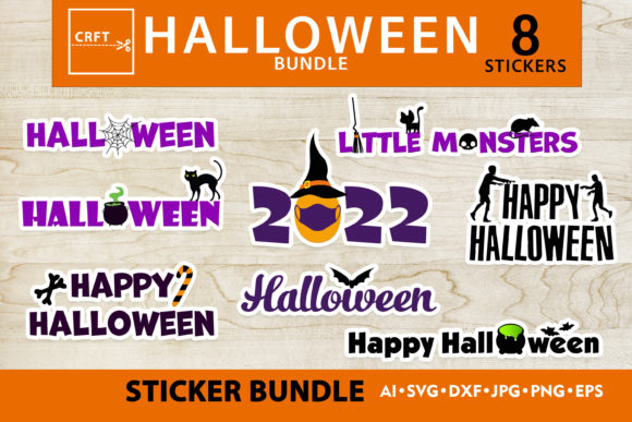 Happy Halloween Bundle SVG Craft Files for Crafts and Graphics