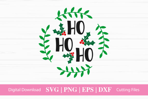 Ho Ho Ho Funny Christmas Graphics for Crafts
