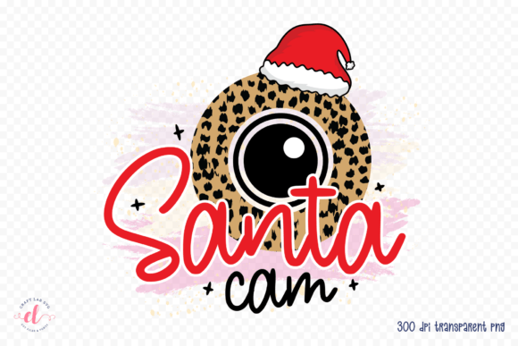 Santa Cam Christmas Graphics for Crafts
