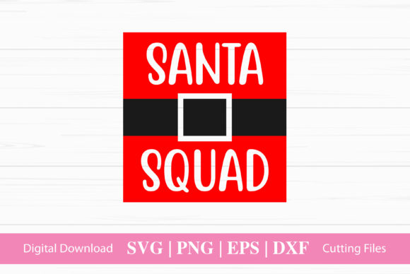 Santa Squad Funny Christmas