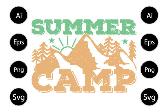 Summer Camp Graphics for Creative Publishing